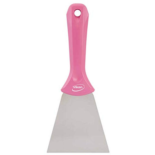 Vikan Stainless Steel Hand Scraper 100 mm 8 Colours (Pink)