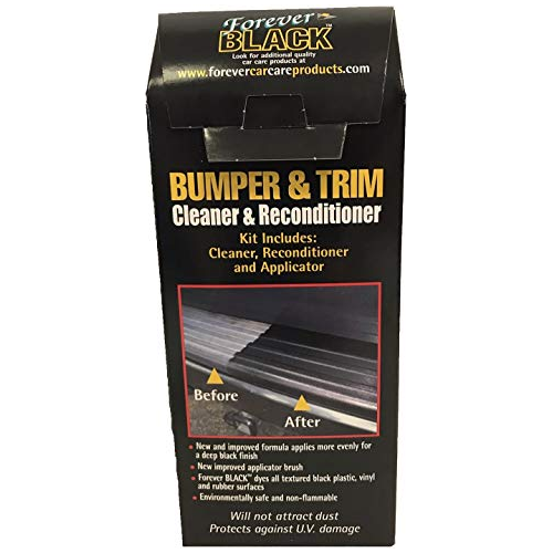 Forever Car Care Products Forever Black Bumper & Trim Kit (NEW Improved Formula & Larger Size)