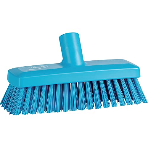 Vikan 70423 Compact Wall/Deck Scrub - Hard - Blue