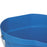 Vikan 56863 Durable Polypropylene Hygiene Bucket/Pail, Stainless Steel Handle, 12 Litre, Blue