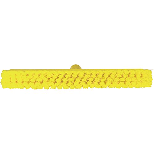 Vikan 31786 Fine Sweep Floor Broom Head, Polypropylene Block, 16-1/2" Bristle, Yellow