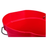 Vikan 56864 Durable Polypropylene Hygiene Bucket/Pail, Stainless Steel Handle, 12 Litre, Red