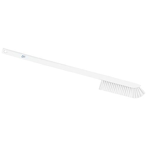 Vikan Ultra-Slim Cleaning Brush with Long Handle, 600 mm, Medium, White, One Size, 41975