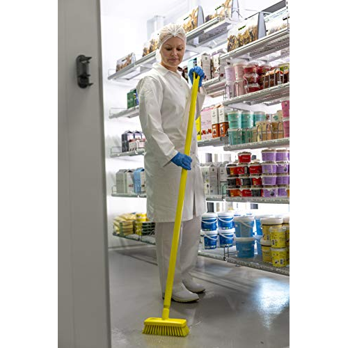 Vikan Compact Wall/Deck Scrub - Hard - Yellow