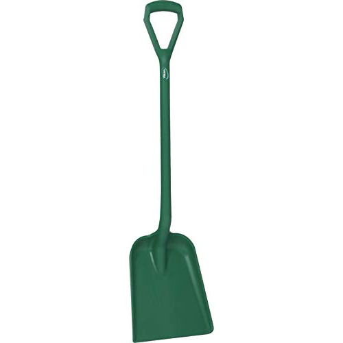 Vikan 56252 Seamless Hygienic Shovel, Food-Safe, Commercial Grade Kitchen and Gardening Accessories, Green, 1040mm Length, 271mm Width, 120mm Height