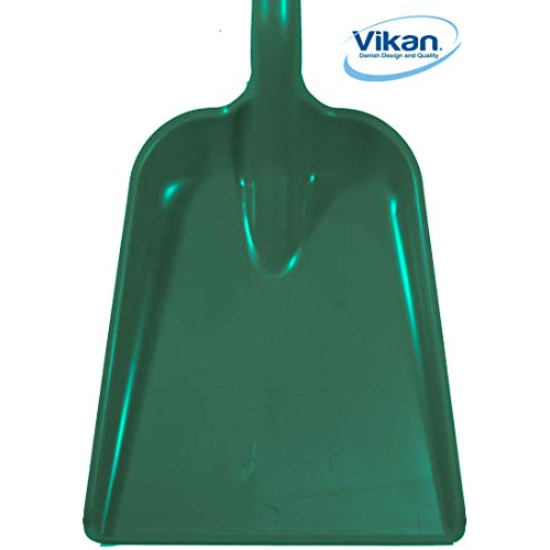 Vikan 56252 Seamless Hygienic Shovel, Food-Safe, Commercial Grade Kitchen and Gardening Accessories, Green, 1040mm Length, 271mm Width, 120mm Height