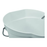 Vikan 56865 Durable Polypropylene Hygiene Bucket/Pail, Stainless Steel Handle, 12 Litre, White