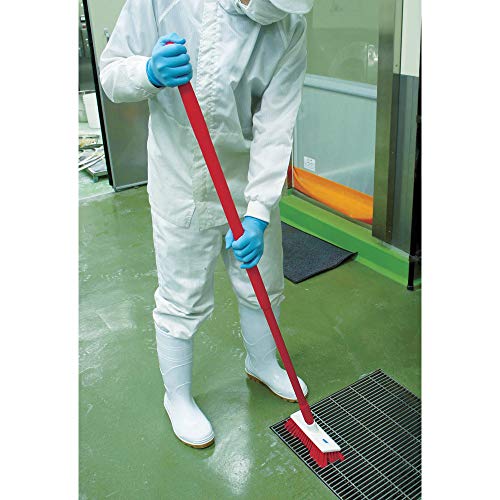 Vikan 70443 Deck Scrub Dual Bristle Length Stiff 10 inch Blue - View 5 | Auto Rae-Chem