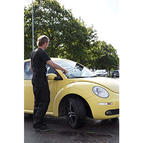 Vikan 473952 Windscreen Scraper with Sponge Telescopic Handle Black 710mm - View 2 | Auto Rae-Chem