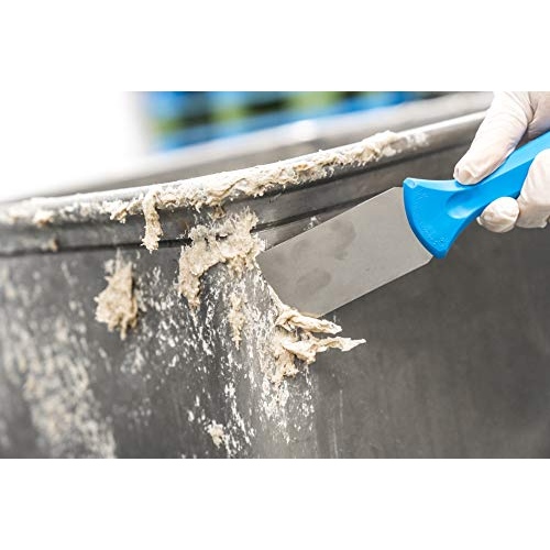 Vikan 40084 Stainless Steel Hand Scraper Red 235mm - View 3 | Auto Rae-Chem