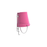 Vikan 56881 Durable Polypropylene Hygiene Bucket/Pail, Stainless Steel Handle, 6 Litres, Pink
