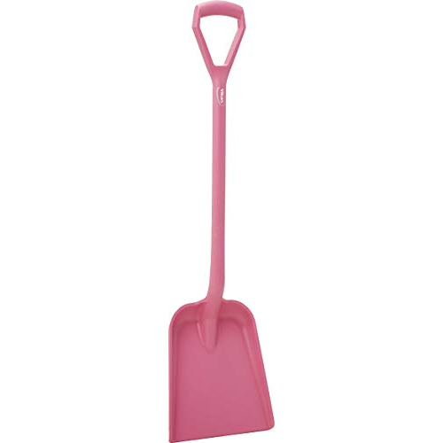 Vikan 56251 Shovel Lightweight Strong Durable Polypropylene Rust Proof Snow Muck Manure (Pink)