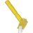 Vikan 77516 Foam Rubber Polypropylene Frame Bench Fixed Head Squeegee, 10", Yellow