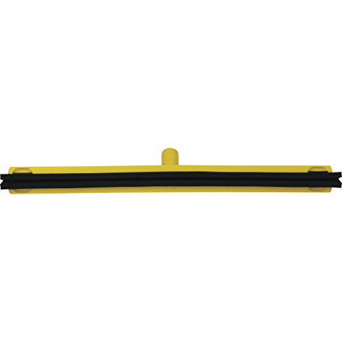 Vikan 77546 Floor Squeegee with Replacement Cassette, Yellow, 600mm Length, 85mm Width, 115mm Height