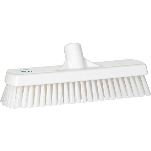 Vikan Wall Floor Scrubber, 305 mm Hard Available in Choice of Various Colours., White