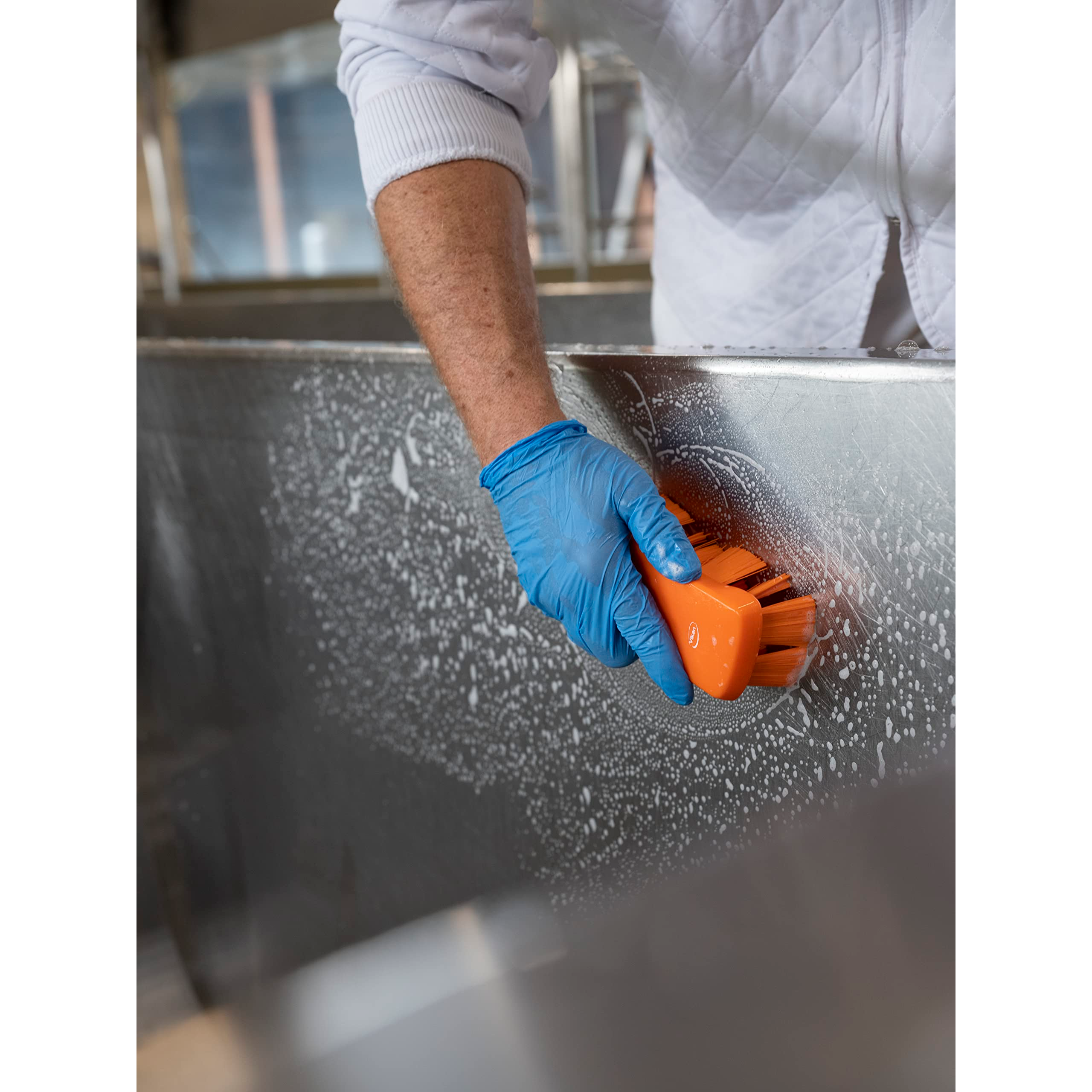 Vikan Brush, Polypropylene Polyester, White - View 2 | Auto Rae-Chem