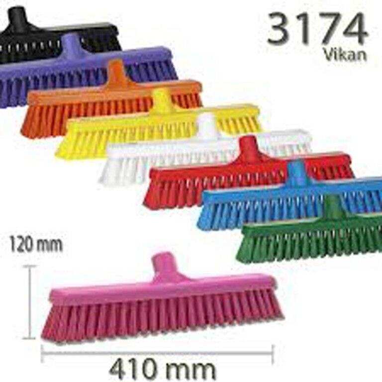 Vikan Broom 410mm Soft/Hard Sweeping Brush | Auto Rae-Chem