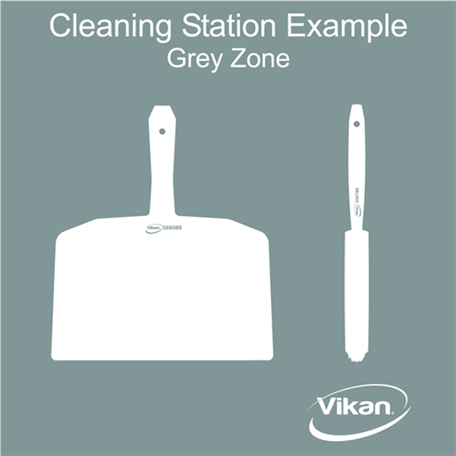Vikan 2110 Shadow Board For Cleaning Stations Storage Product Organiser Dust Pan And Brush - View 3 | Auto Rae-Chem