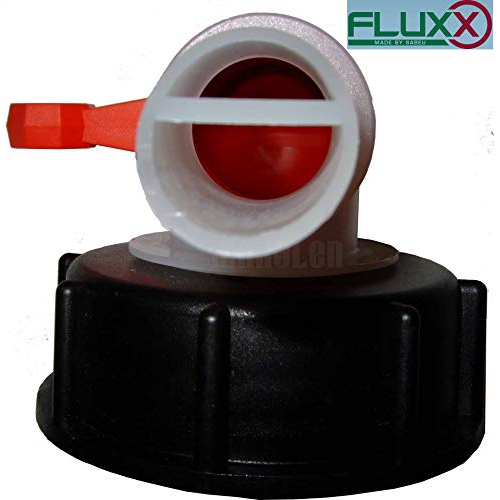 FLUXX Dispensing Tap DIN51 For Water & Chemical Containers & Drums 10, 5L UN, Most 51 mm Threads