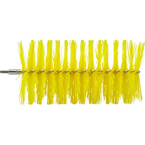 Vikan, Yellow Tube Brush,for Flexible Handles,3.5", 5391