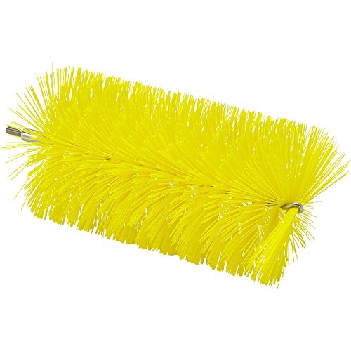 Vikan, Yellow Tube Brush, for Flexible Handles, 3.5 inch, 5391 | Auto Rae-Chem