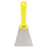 Vikan 40096 Stainless Steel Hand Scraper, Yellow, 235mm Length, 100mm Width, 22mm Height