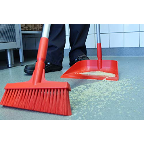 Vikan 56624 Upright Lobby Dustpan, Red