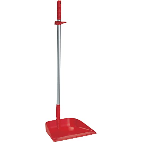 Vikan 56624 Upright Lobby Dustpan, Red | Auto Rae-Chem