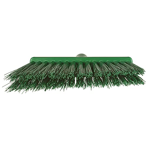 Vikan, Green Broom,Angle Cut,Stiff,11",PP/PET, 2914