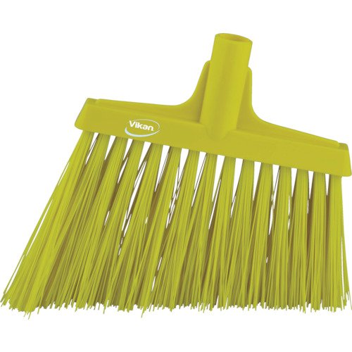 Vikan 29146 Broom, Angle Cut, Stiff, 11 inch, PP/PET, Yellow | Auto Rae-Chem