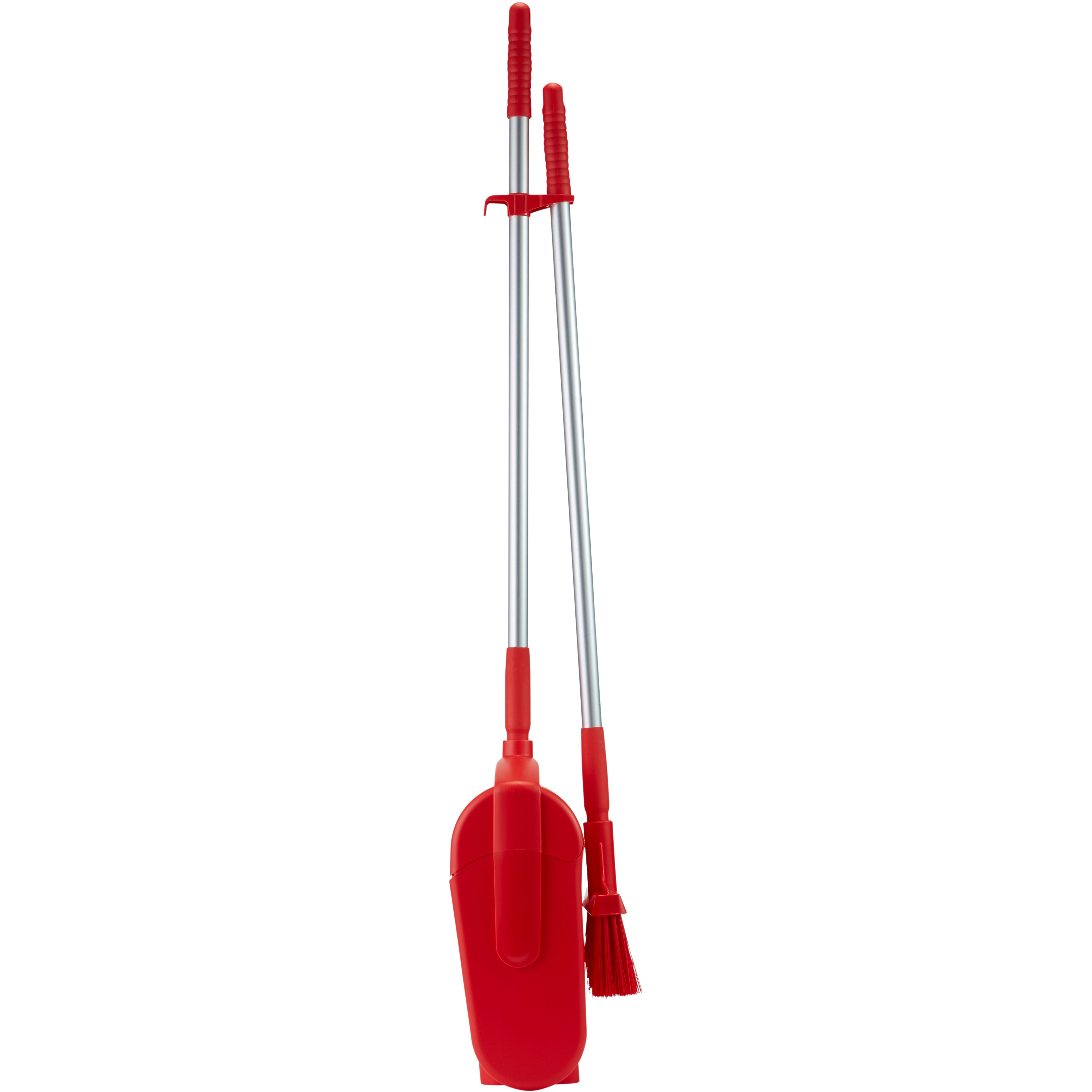 Vikan Hygiene 56614 Dustpan Set Closed with Broom, Red, 320 x 1170 mm - View 2 | Auto Rae-Chem
