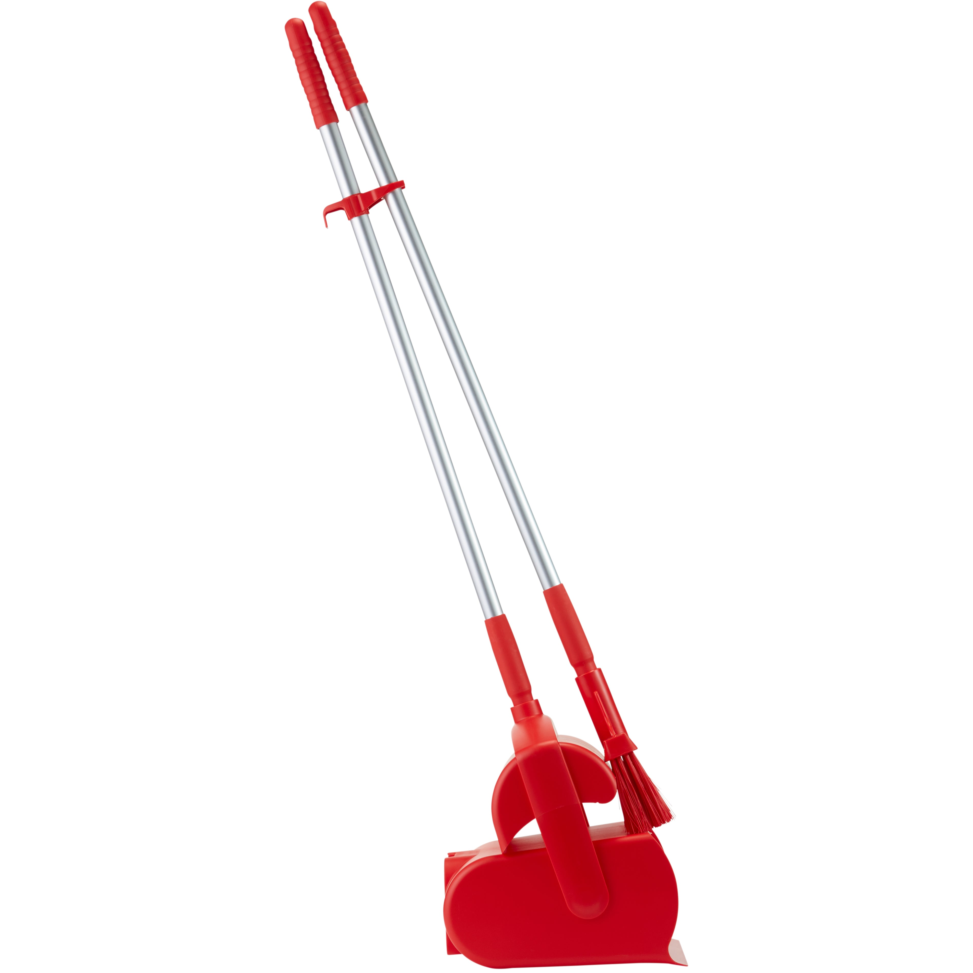 Vikan Hygiene 56614 Dustpan Set Closed with Broom, Red, 320 x 1170 mm - View 10 | Auto Rae-Chem