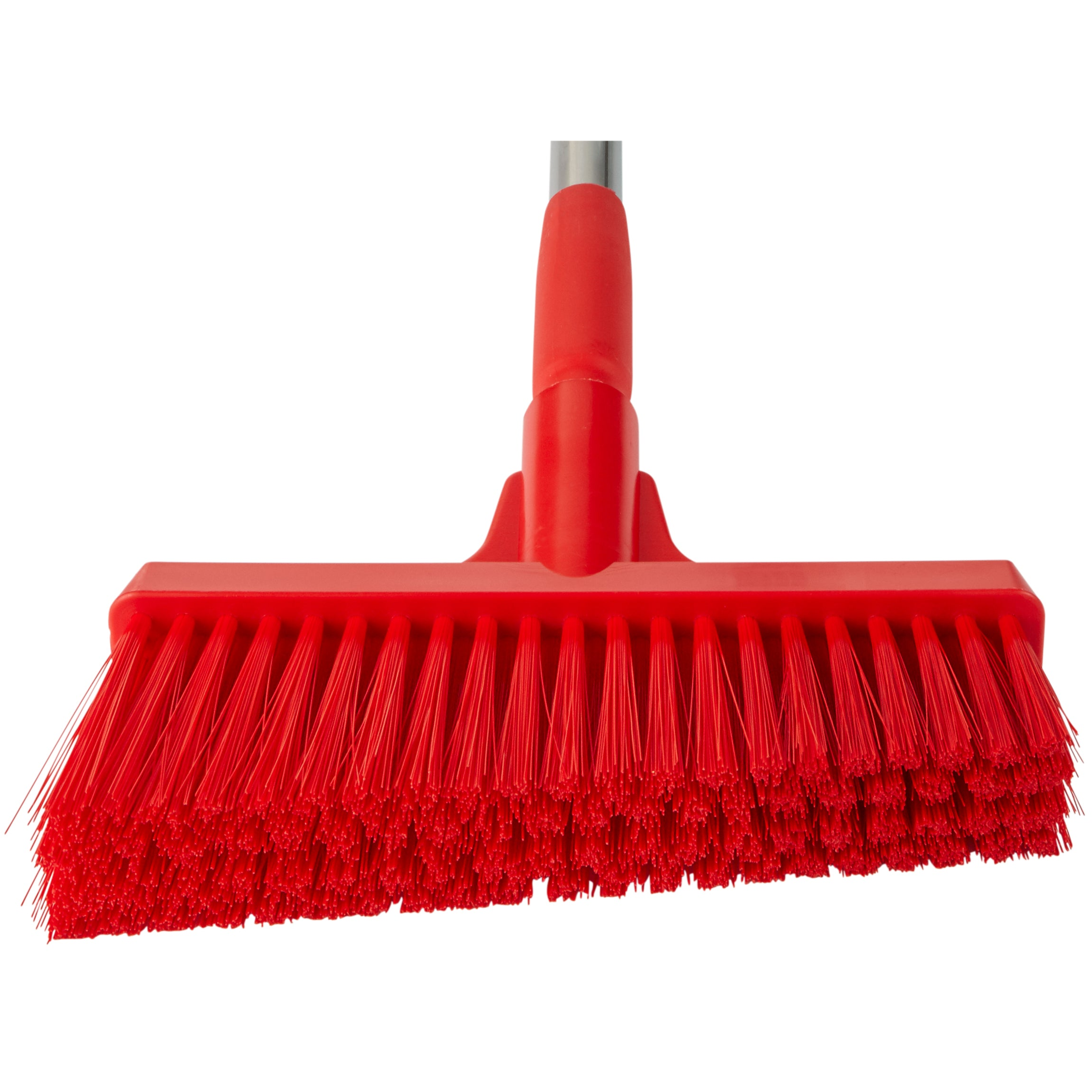 Vikan Hygiene 56614 dustpan set closed with broom, red, 320 x 1170 mm
