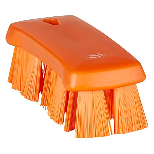 Vikan Brush, Polypropylene Polyester, Orange | Auto Rae-Chem