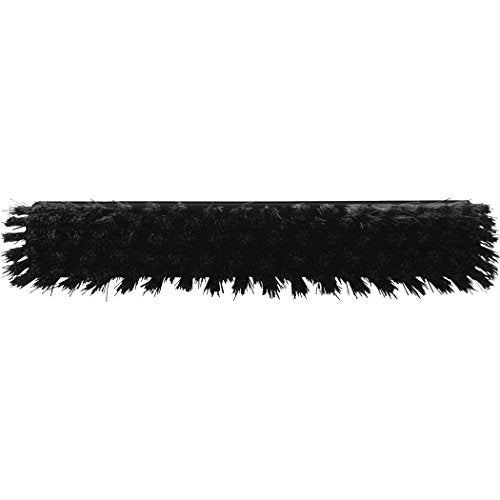 Vikan 31669 Medium Sweep Floor Broom Head, 12-1/4 inch Polyester Bristle, Black - View 2 | Auto Rae-Chem