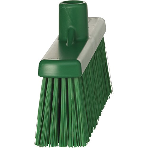 Vikan 31662 Medium Sweep Floor Broom Head, 12-1/4 inch Polyester Bristle, Green - View 3 | Auto Rae-Chem