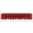 Vikan 31664 Medium Sweep Floor Broom Head, Polypropylene Block, 12-1/4" Polyester Bristle, Red