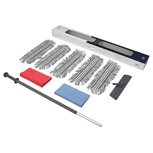 Vikan 990101 Microfiber Starter Kit, Grey, 1330 mm Length, 180 mm Width, 105 mm Height