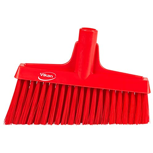 Vikan 31054 Angle Cut Lobby Broom - Red | Auto Rae-Chem