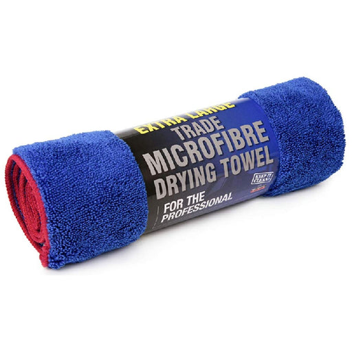 Martin Cox Car Drying Towel Cloth BLUE Microfibre Extra Large 60 x 90cm Trade Quality