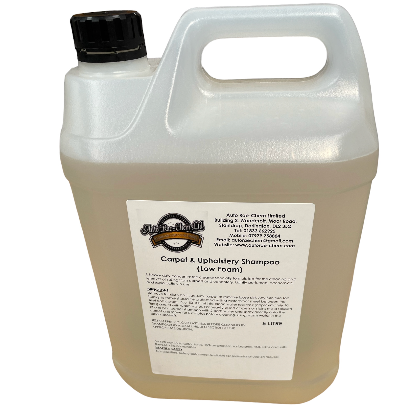 Auto Rae-Chem Carpet and Upholstery Shampoo - Loam Foam 5L | Auto Rae-Chem