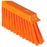 Vikan 31037 Dustpan Broom with Angled Thread, 250 mm, Medium, Orange