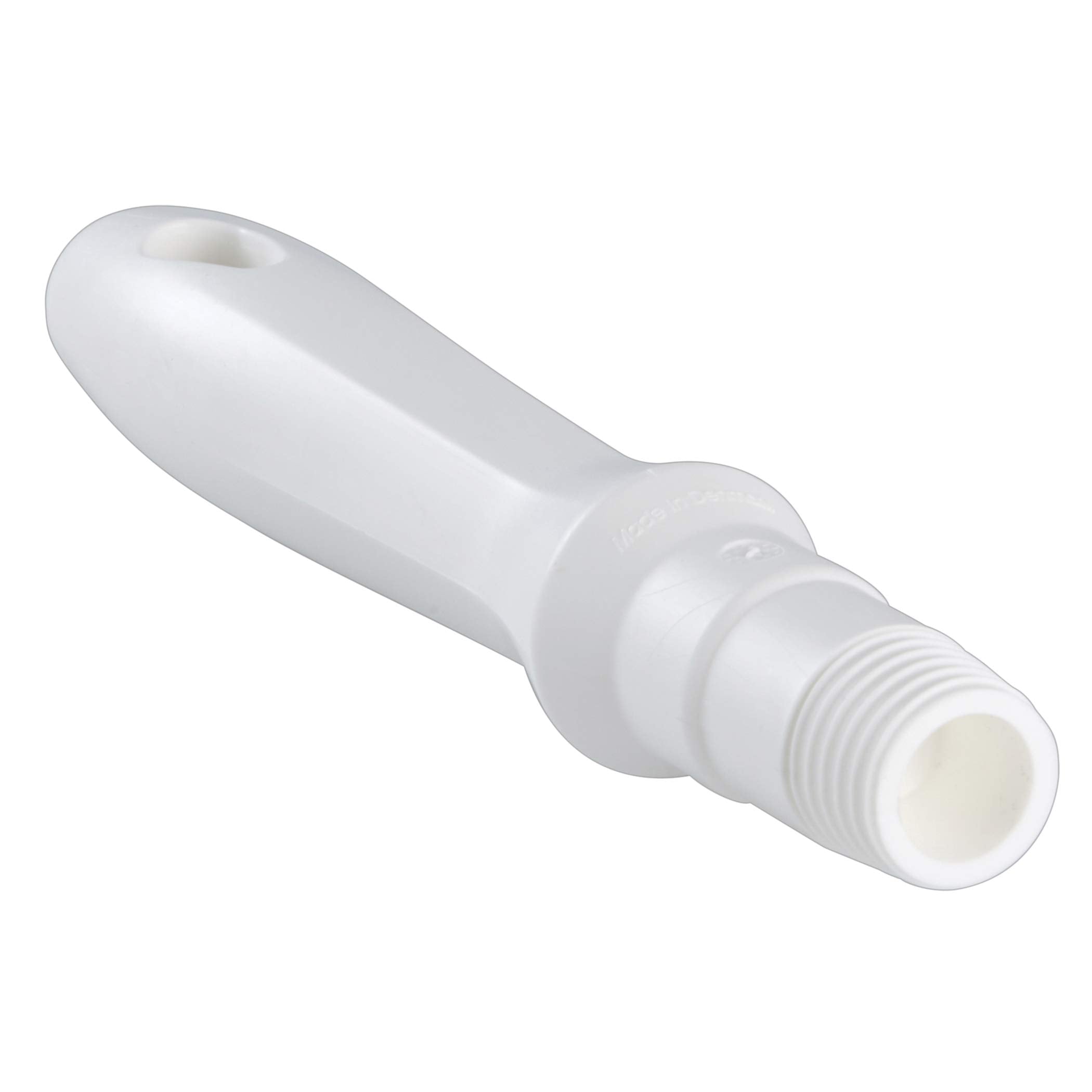 Vikan 29345 6.5 inch Polypropylene Handle with Threaded Tip, White - View 2 | Auto Rae-Chem