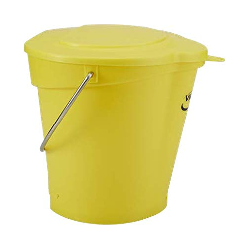 Vikan, Yellow Lid,Pail,1.5 gal,PP, 5689