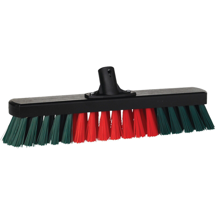 Vikan 311552 Garage Broom, 440 mm, Hard, Black with Optional Handle