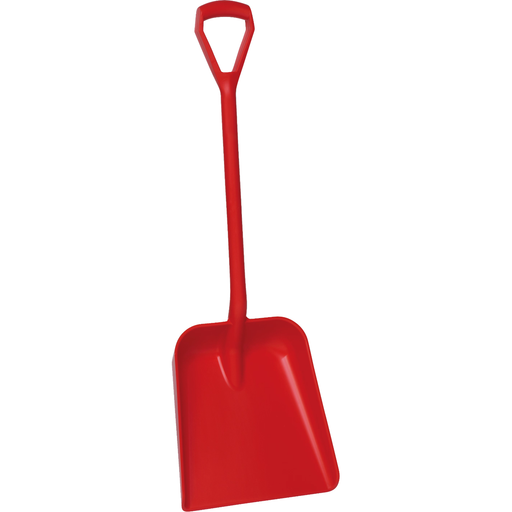 Vikan Shovel Large Lightweight Strong Plastic Rust Proof Food Snow Manure Red