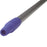 Vikan 29588 Aluminum Handle, Ø25 mm, 1260 mm, Purple