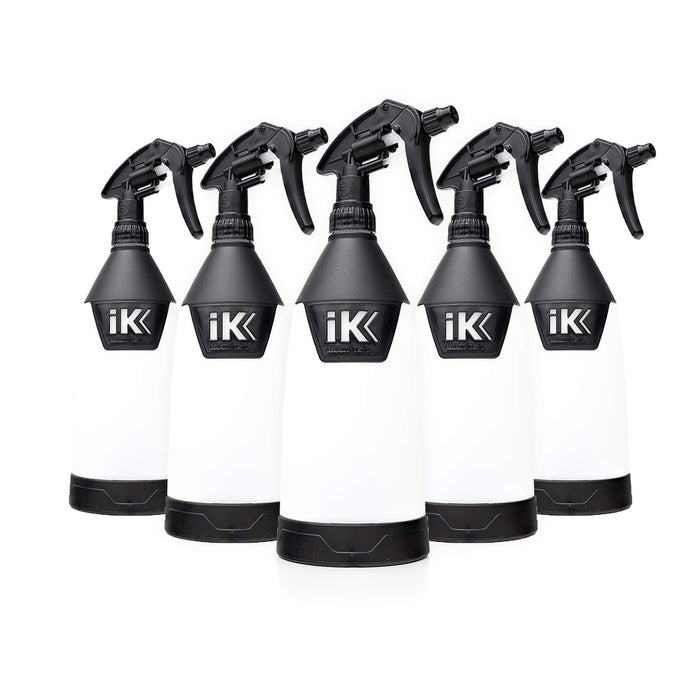 iK Goizper - Multi TR 1 Trigger Sprayer - Acid and Chemical Resistant, Commercial Grade, Adjustable Nozzle, Perfect for Automotive Detailing and Cleaning (5-Pack)
