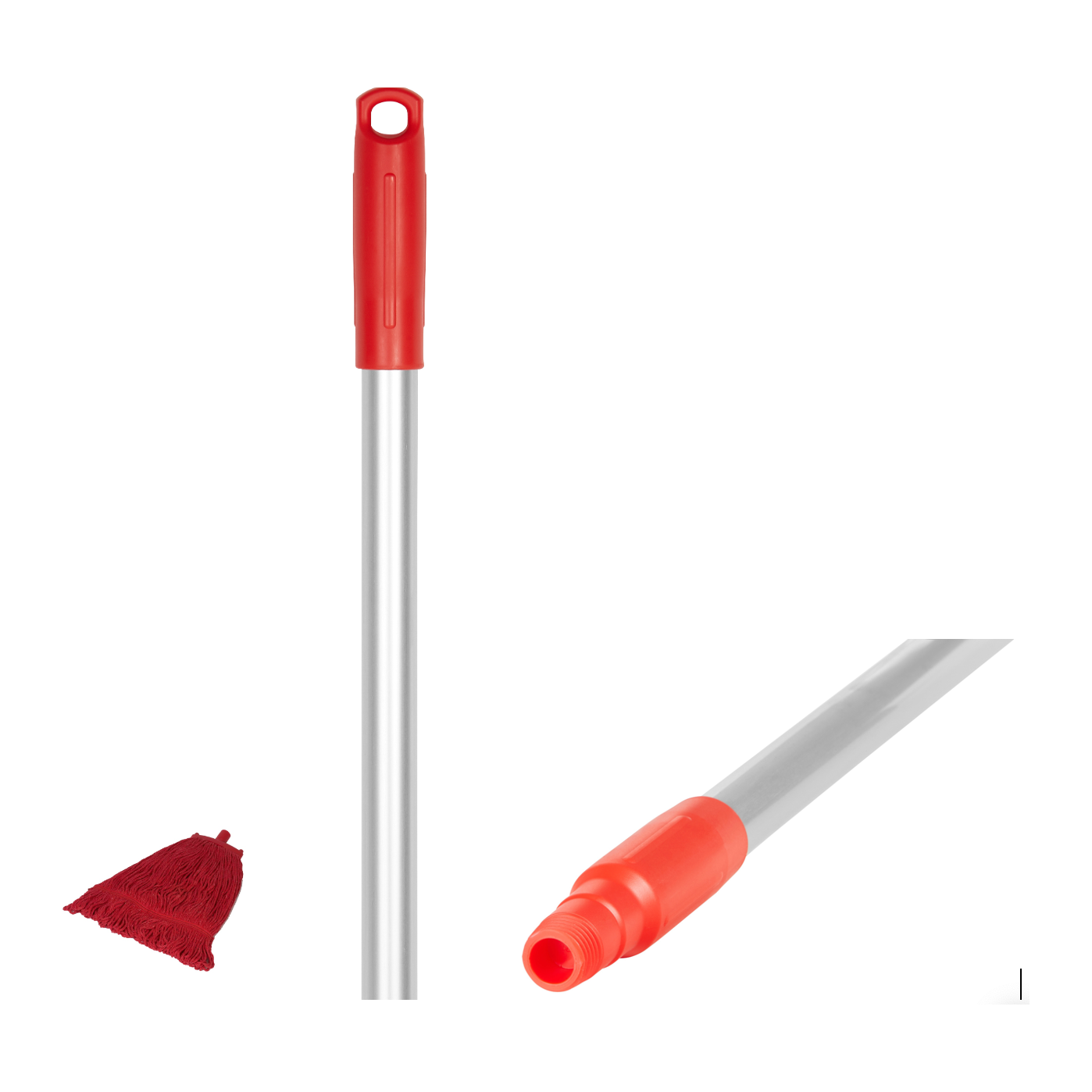 Vikan Kentucky Mop Set Complete with Extra Mop Head Red | Auto Rae-Chem