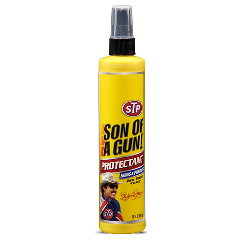 STP Son Of A Gun Car Dashboard Plastic Rubber Leather Shine Protectant 300ml